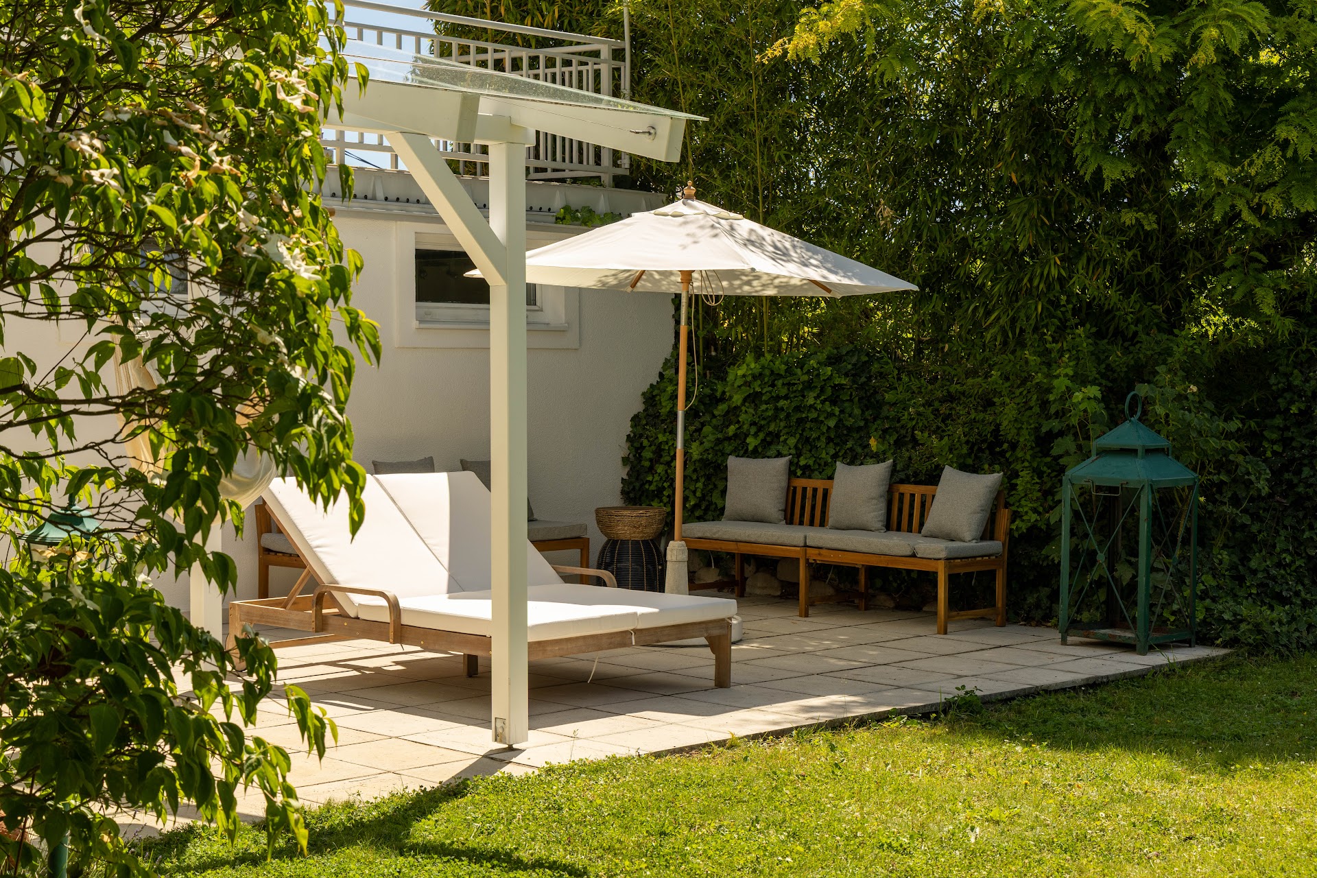 Pergola mit Daybed